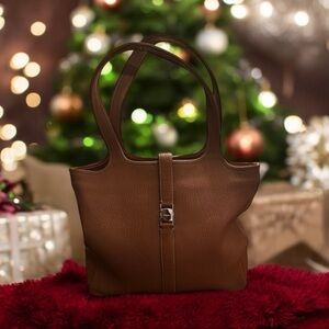 Salvatore Ferragamo Brown Hobo Bag